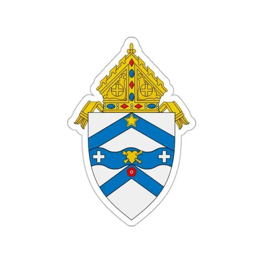 Roman Catholic Diocese of Austin - STICKER Vinyl Die-Cut Decal White Die-Cut 2 Inch - The Sticker Space