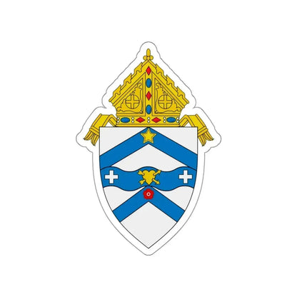 Roman Catholic Diocese of Austin - STICKER Vinyl Die-Cut Decal White Die-Cut 3 Inch - The Sticker Space