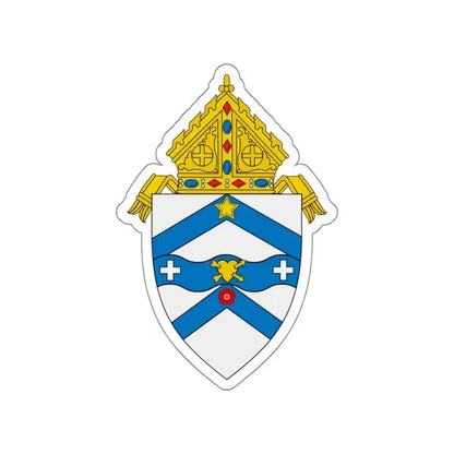 Roman Catholic Diocese of Austin - STICKER Vinyl Die-Cut Decal White Die-Cut 5 Inch - The Sticker Space