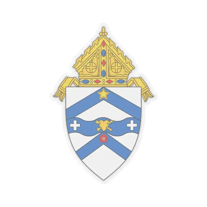 Roman Catholic Diocese of Austin - STICKER Vinyl Kiss-Cut Decal 3 Inch Transparent - The Sticker Space