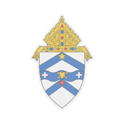 Roman Catholic Diocese of Austin - STICKER Vinyl Kiss-Cut Decal 4 Inch Transparent - The Sticker Space