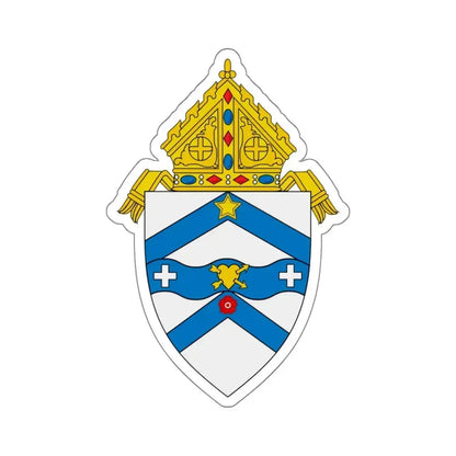 Roman Catholic Diocese of Austin - STICKER Vinyl Kiss-Cut Decal 6 Inch White - The Sticker Space