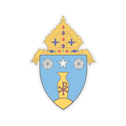 Roman Catholic Diocese of Beaumont - STICKER Vinyl Kiss-Cut Decal 3 Inch Transparent - The Sticker Space