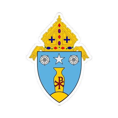 Roman Catholic Diocese of Beaumont - STICKER Vinyl Kiss-Cut Decal 3 Inch White - The Sticker Space