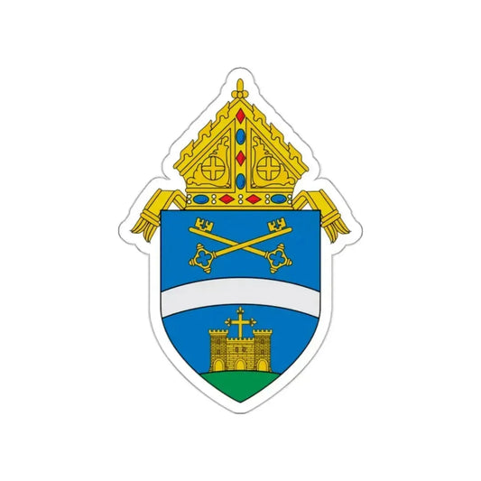 Roman Catholic Diocese of Belleville - STICKER Vinyl Die-Cut Decal White Die-Cut 2 Inch - The Sticker Space