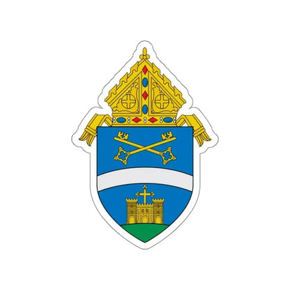 Roman Catholic Diocese of Belleville - STICKER Vinyl Die-Cut Decal White Die-Cut 3 Inch - The Sticker Space