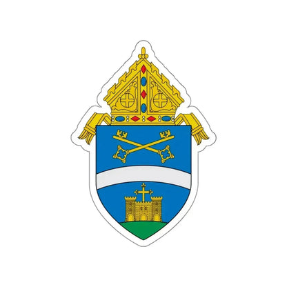 Roman Catholic Diocese of Belleville - STICKER Vinyl Die-Cut Decal White Die-Cut 4 Inch - The Sticker Space