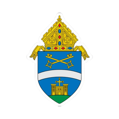Roman Catholic Diocese of Belleville - STICKER Vinyl Kiss-Cut Decal 2 Inch White - The Sticker Space