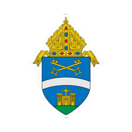 Roman Catholic Diocese of Belleville - STICKER Vinyl Kiss-Cut Decal 2 Inch White - The Sticker Space