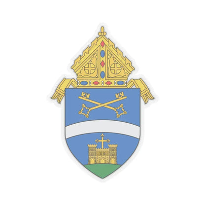 Roman Catholic Diocese of Belleville - STICKER Vinyl Kiss-Cut Decal 3 Inch Transparent - The Sticker Space