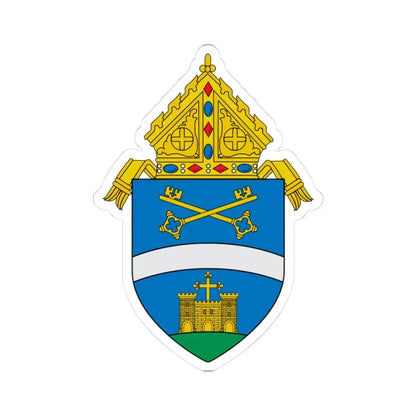 Roman Catholic Diocese of Belleville - STICKER Vinyl Kiss-Cut Decal 3 Inch White - The Sticker Space