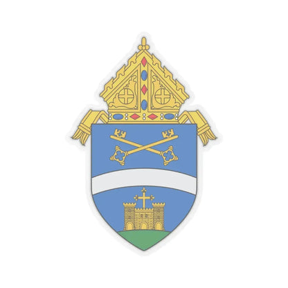 Roman Catholic Diocese of Belleville - STICKER Vinyl Kiss-Cut Decal 4 Inch Transparent - The Sticker Space