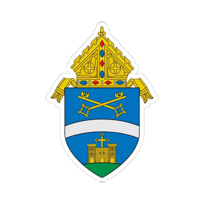 Roman Catholic Diocese of Belleville - STICKER Vinyl Kiss-Cut Decal 4 Inch White - The Sticker Space
