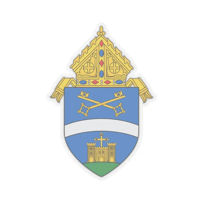 Roman Catholic Diocese of Belleville - STICKER Vinyl Kiss-Cut Decal 6 Inch Transparent - The Sticker Space