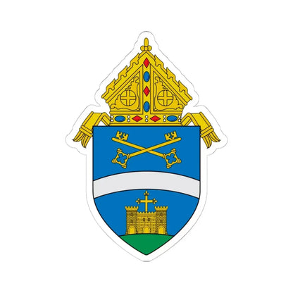 Roman Catholic Diocese of Belleville - STICKER Vinyl Kiss-Cut Decal 6 Inch White - The Sticker Space