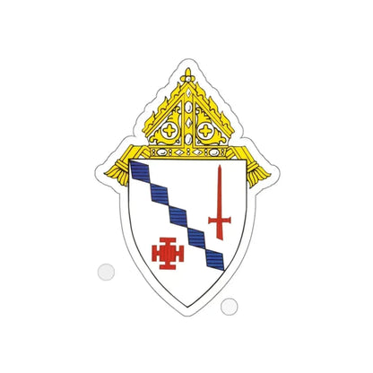Roman Catholic Diocese of Birmingham in Alabama - STICKER Vinyl Die-Cut Decal White Die-Cut 3 Inch - The Sticker Space