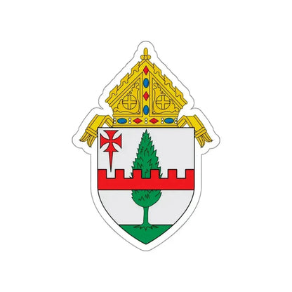 Roman Catholic Diocese of Boise - STICKER Vinyl Die-Cut Decal White Die-Cut 3 Inch - The Sticker Space