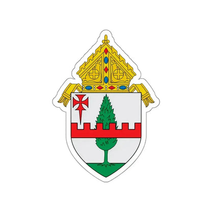 Roman Catholic Diocese of Boise - STICKER Vinyl Die-Cut Decal White Die-Cut 4 Inch - The Sticker Space