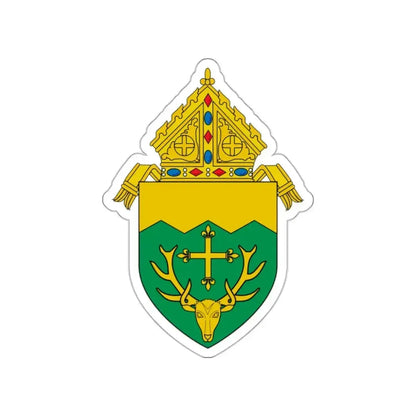 Roman Catholic Diocese of Burlington - STICKER Vinyl Die-Cut Decal White Die-Cut 2 Inch - The Sticker Space