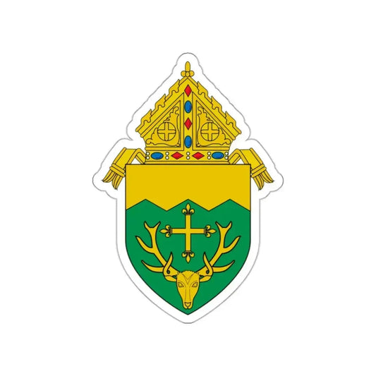 Roman Catholic Diocese of Burlington - STICKER Vinyl Die-Cut Decal White Die-Cut 2 Inch - The Sticker Space