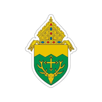 Roman Catholic Diocese of Burlington - STICKER Vinyl Die-Cut Decal White Die-Cut 5 Inch - The Sticker Space