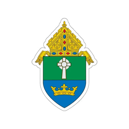 Roman Catholic Diocese of Charlotte - STICKER Vinyl Die-Cut Decal White Die-Cut 3 Inch - The Sticker Space
