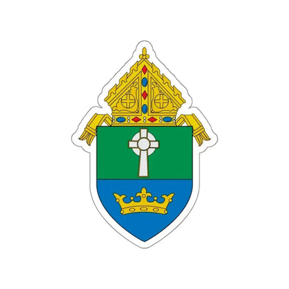 Roman Catholic Diocese of Charlotte - STICKER Vinyl Die-Cut Decal White Die-Cut 5 Inch - The Sticker Space