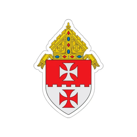 Roman Catholic Diocese of Cheyenne - STICKER Vinyl Die-Cut Decal White Die-Cut 2 Inch - The Sticker Space