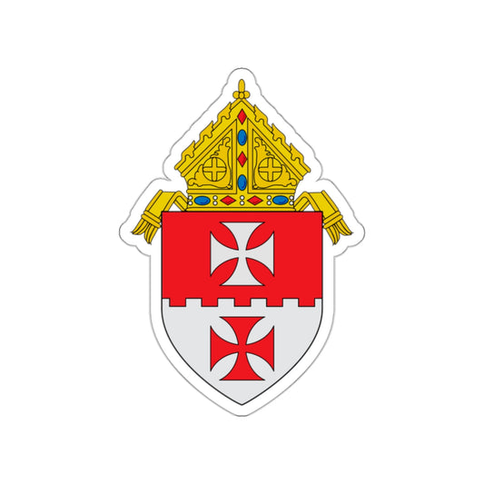 Roman Catholic Diocese of Cheyenne - STICKER Vinyl Die-Cut Decal-White-The Sticker Space