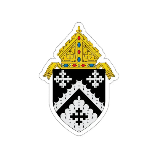 Roman Catholic Diocese of Cleveland - STICKER Vinyl Die-Cut Decal White Die-Cut 2 Inch - The Sticker Space
