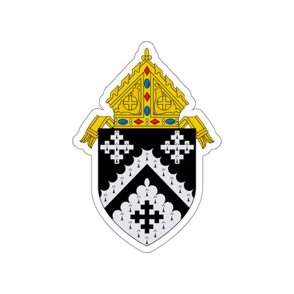 Roman Catholic Diocese of Cleveland - STICKER Vinyl Die-Cut Decal-White-The Sticker Space