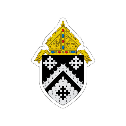 Roman Catholic Diocese of Cleveland - STICKER Vinyl Die-Cut Decal-White-The Sticker Space