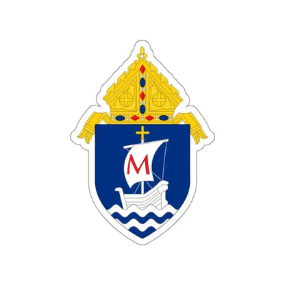 Roman Catholic Diocese of Columbus - STICKER Vinyl Die-Cut Decal White Die-Cut 3 Inch - The Sticker Space