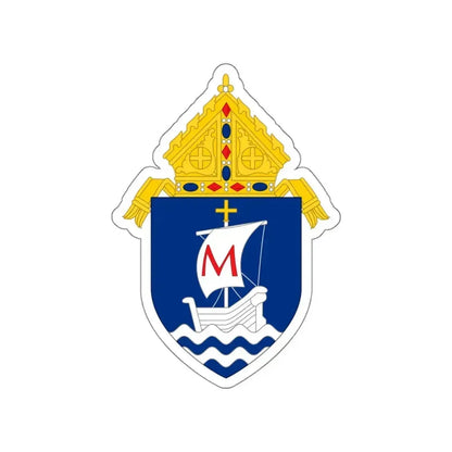 Roman Catholic Diocese of Columbus - STICKER Vinyl Die-Cut Decal White Die-Cut 5 Inch - The Sticker Space