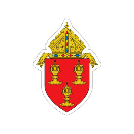 Roman Catholic Diocese of Corpus Christi - STICKER Vinyl Die-Cut Decal White Die-Cut 2 Inch - The Sticker Space