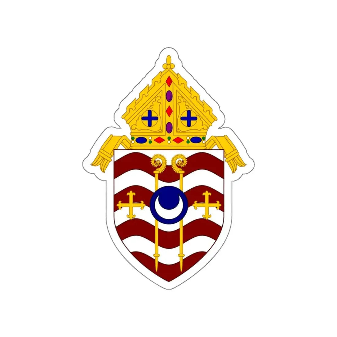Roman Catholic Diocese of Crookston - STICKER Vinyl Die-Cut Decal - The Sticker Space