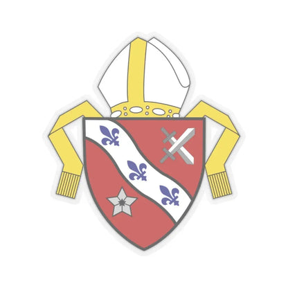 Roman Catholic Diocese of Dallas - STICKER Vinyl Kiss-Cut Decal 2 Inch Transparent - The Sticker Space
