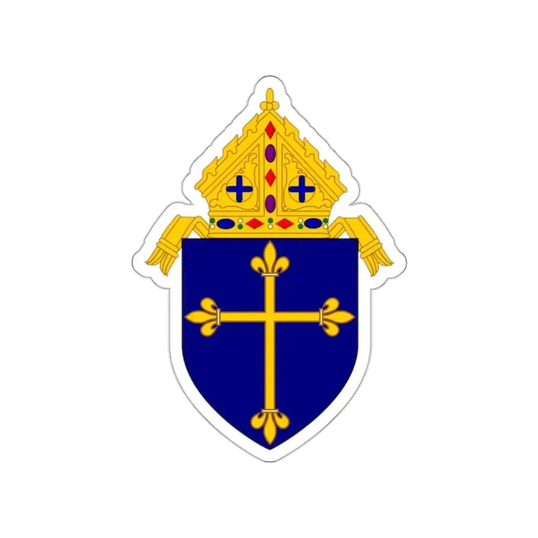 Roman Catholic Diocese of Duluth - STICKER Vinyl Die-Cut Decal White Die-Cut 2 Inch - The Sticker Space