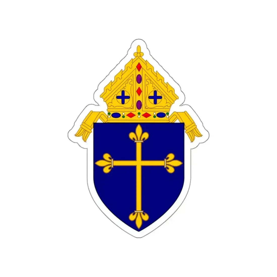 Roman Catholic Diocese of Duluth - STICKER Vinyl Die-Cut Decal White Die-Cut 3 Inch - The Sticker Space