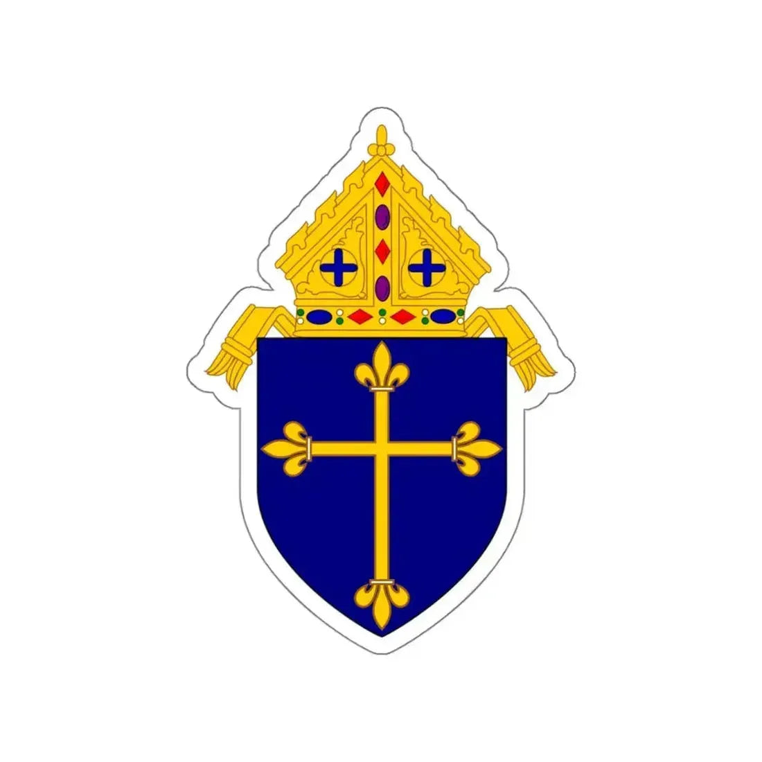 Roman Catholic Diocese of Duluth - STICKER Vinyl Die-Cut Decal White Die-Cut 5 Inch - The Sticker Space