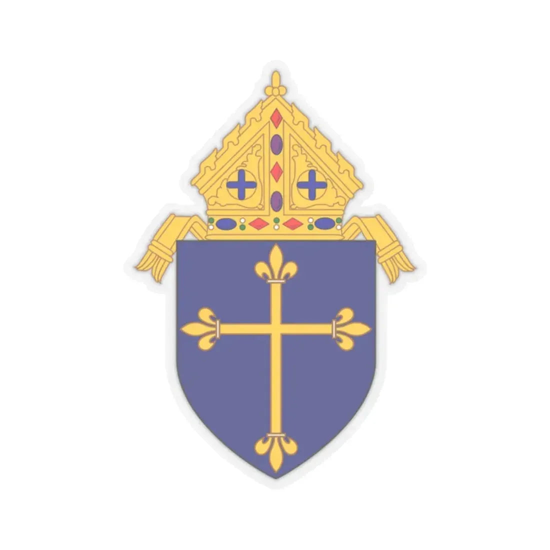 Roman Catholic Diocese of Duluth - STICKER Vinyl Kiss-Cut Decal 2 Inch Transparent - The Sticker Space