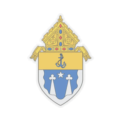 Roman Catholic Diocese of El Paso - STICKER Vinyl Kiss-Cut Decal 4 Inch Transparent - The Sticker Space