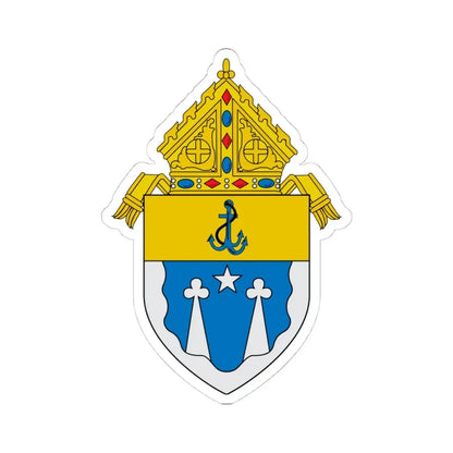 Roman Catholic Diocese of El Paso - STICKER Vinyl Kiss-Cut Decal 4 Inch White - The Sticker Space