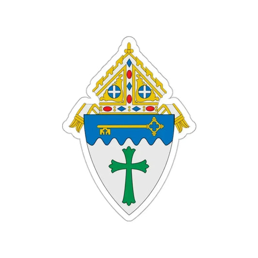 Roman Catholic Diocese of Erie - STICKER Vinyl Die-Cut Decal White Die-Cut 2 Inch - The Sticker Space