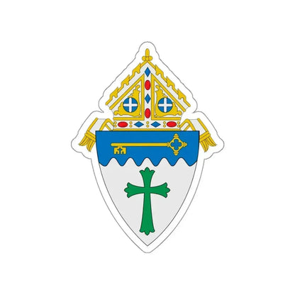 Roman Catholic Diocese of Erie - STICKER Vinyl Die-Cut Decal White Die-Cut 3 Inch - The Sticker Space