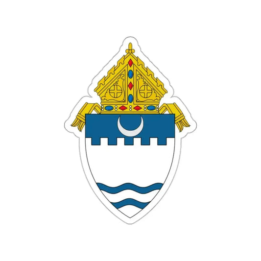 Roman Catholic Diocese of Evansville - STICKER Vinyl Die-Cut Decal White Die-Cut 2 Inch - The Sticker Space