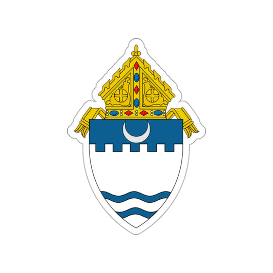 Roman Catholic Diocese of Evansville - STICKER Vinyl Die-Cut Decal-White-The Sticker Space