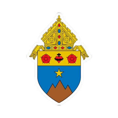 Roman Catholic Diocese of Fairbanks - STICKER Vinyl Kiss-Cut Decal 2 Inch White - The Sticker Space