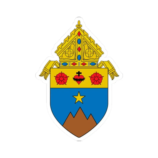 Roman Catholic Diocese of Fairbanks - STICKER Vinyl Kiss-Cut Decal 2 Inch White - The Sticker Space