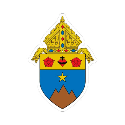 Roman Catholic Diocese of Fairbanks - STICKER Vinyl Kiss-Cut Decal 3 Inch White - The Sticker Space
